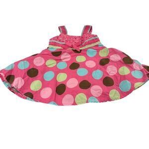 Specialty Baby 12M Baby Girl Y2K Polka Dot Dress